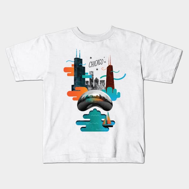 Chicago Kids T-Shirt by DonnyChen